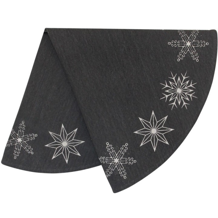 Tapis pour sapin de Noël, motif étoiles