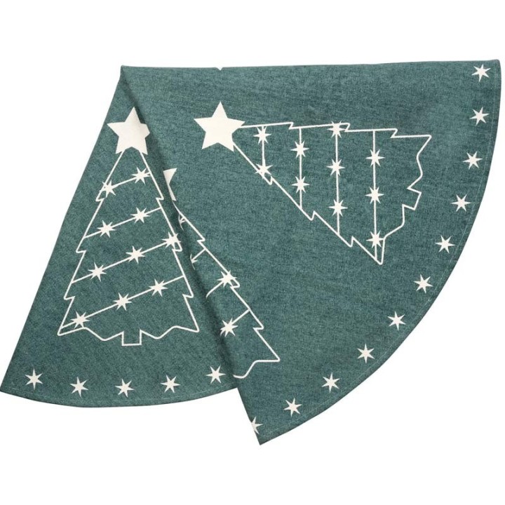 Tapis pour sapin de Noël, motif sapin