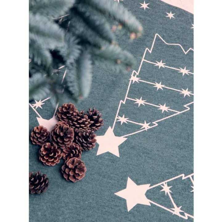 Tapis pour sapin de Noël, motif sapin