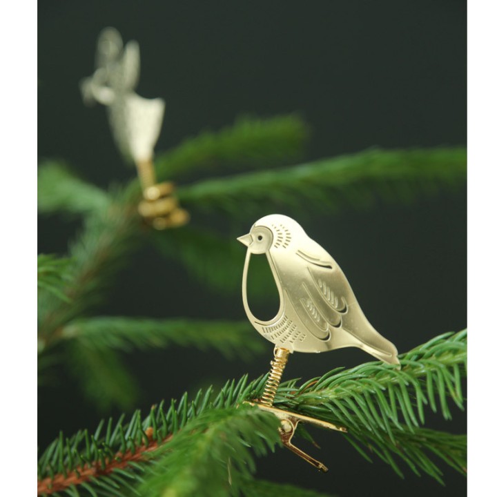 Oiseau à clipser sur le sapin de Noel 