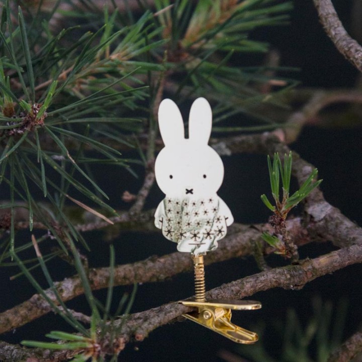 Lapin à clipser sur le sapin de Noel 