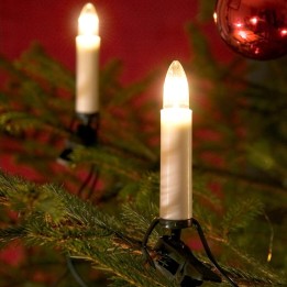 Guirlande pour sapin de Noël, "One String", 25 ampoules, blanche