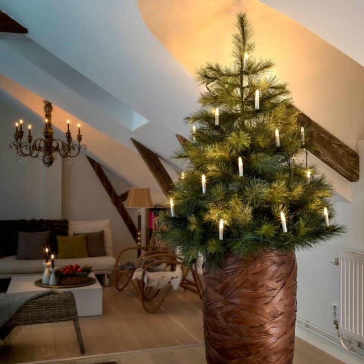 Guirlande lumineuse sapin de Noël, 20 ampoules LED
