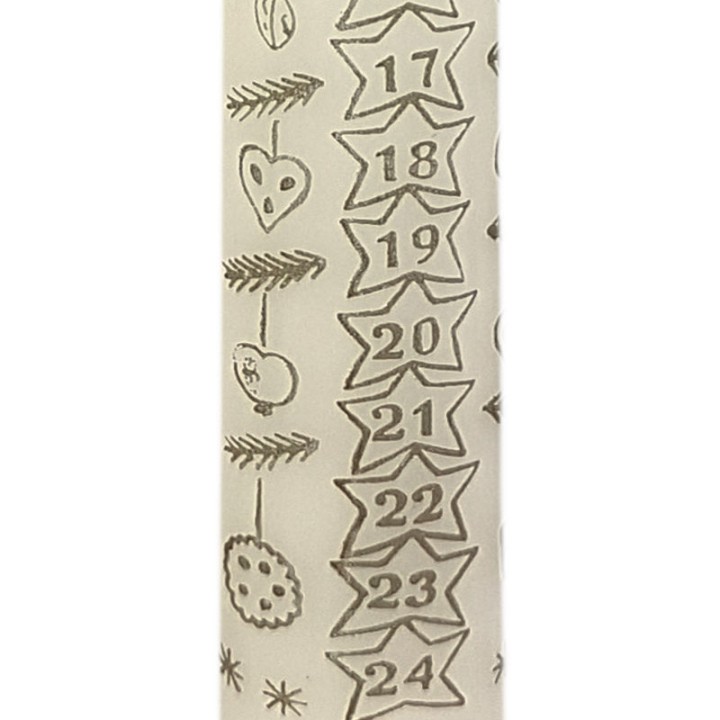 Bougie de l'Avent avec 24 jours, 21 cm 