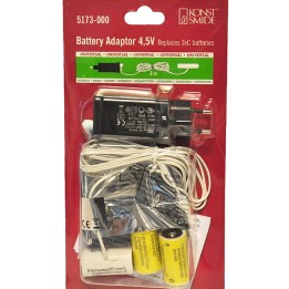 Adaptateur secteur pour piiles LR14 3 x 1,5 V