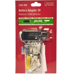 Transformateur adaptateur pour 2 piles 1,5 V LR6