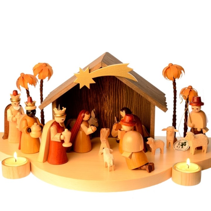 
Magasin vente de creches de noel en bois