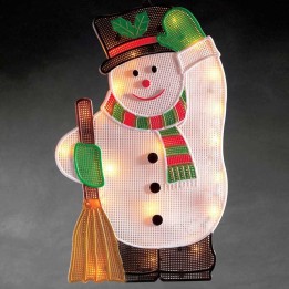 Bonhomme de neige lumineux