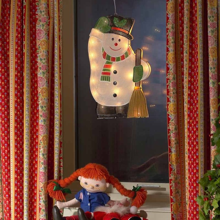 Bonhomme de neige lumineux