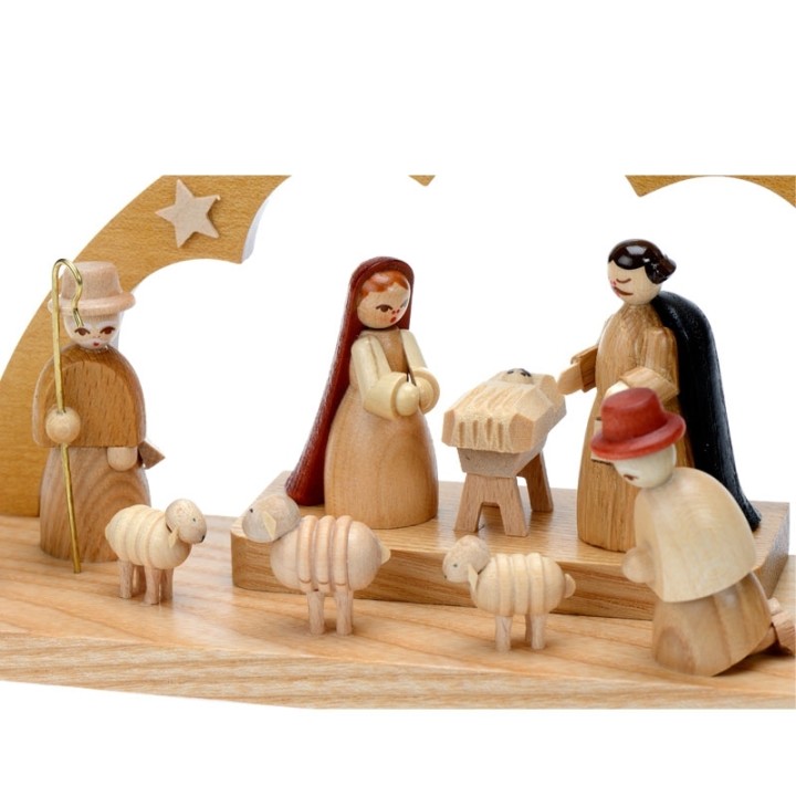 
Crèche de Noël avec petites figurines
