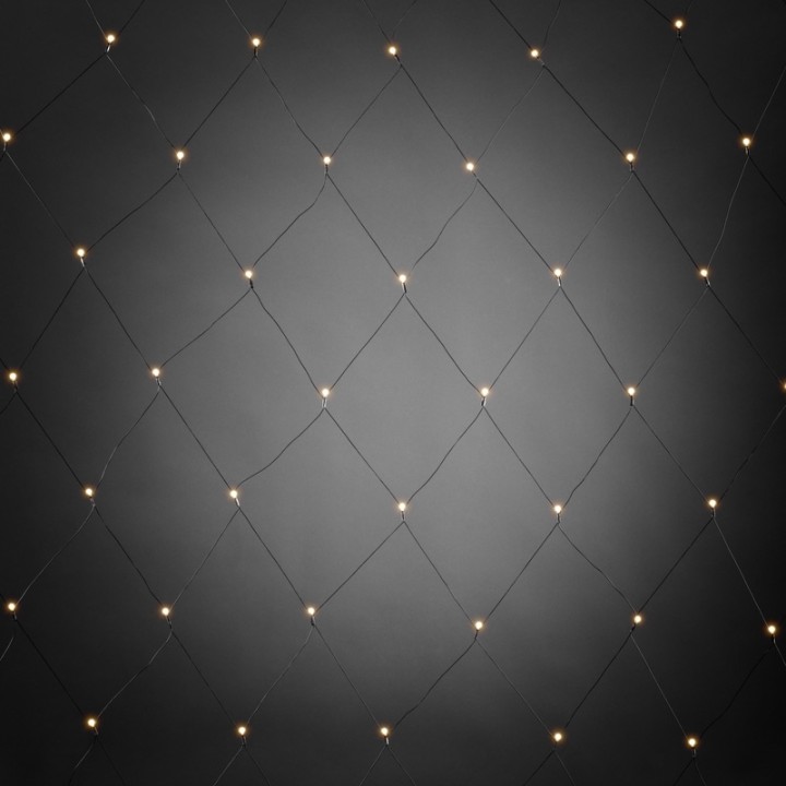 Décoration Noël extérieur, filet lumineux à LED, 80 diodes