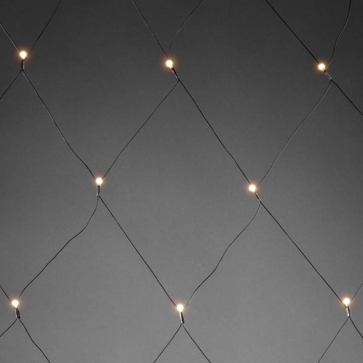 Décoration Noël extérieur, filet lumineux à LED, 80 diodes