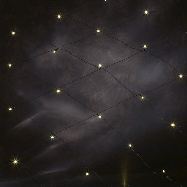 Décoration Noël extérieur, filet lumineux à LED, 32 diodes
