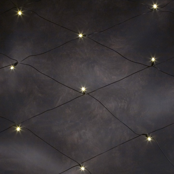 Décoration Noël extérieur, filet lumineux à LED, 32 diodes