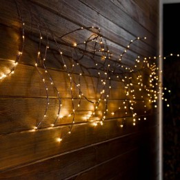 Couronne ou guirlande lumineuse Noël flexible à LED, 240 diodes