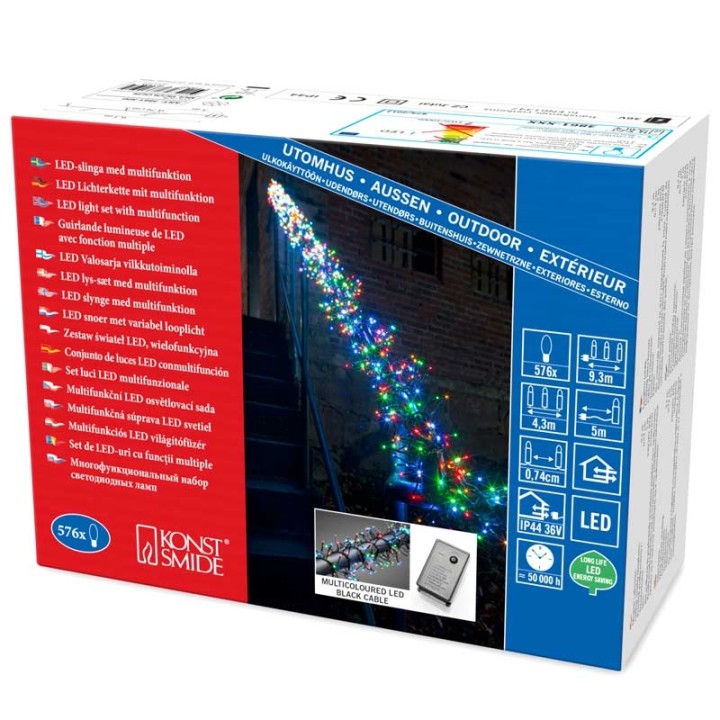 Guirlande lumineuse extérieur à LED, 768 diodes blanches
