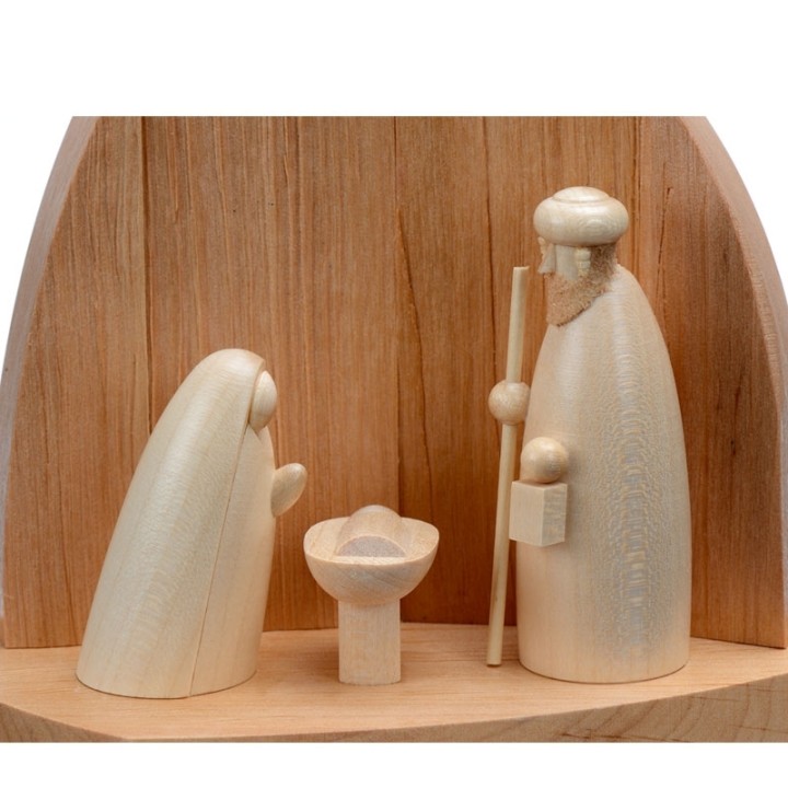 
Figurine en bois pour creche de noel