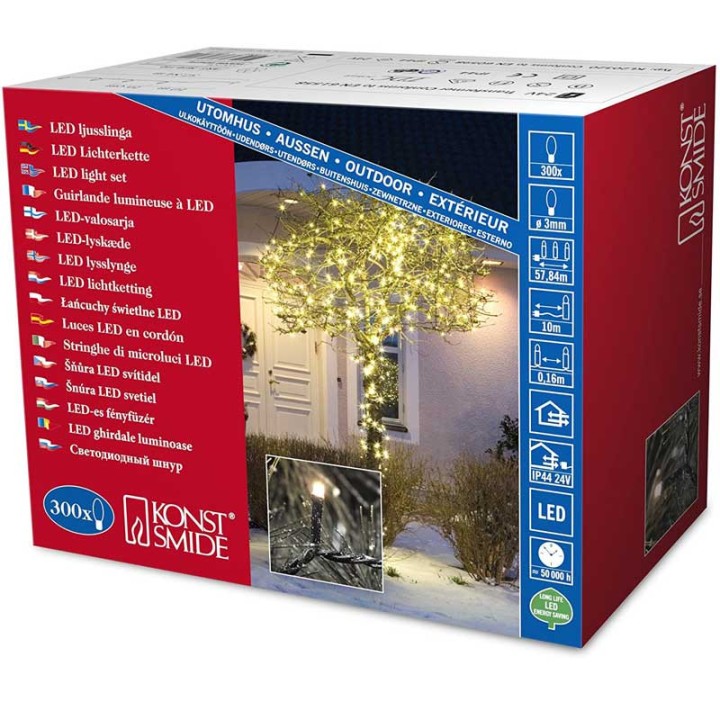 Guirlande de Noël exterieur 300 diodes 