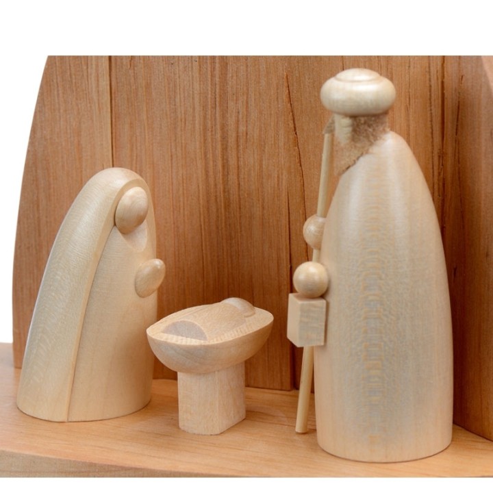 
Figurines de crèche jésus, joseph et vierge marie
