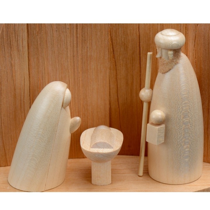 Acheter petit Jesus, Joseph et Marie pour creche de Noel