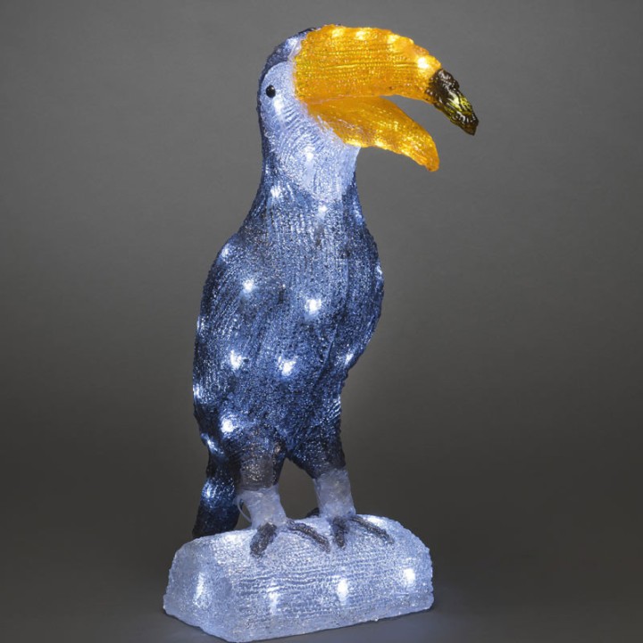 Deco lumineuse jardin,Toucan 48 cm