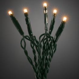 Guirlande lumineuse à micro-LED, soudées, 35 diodes ambrées