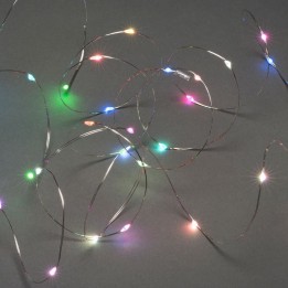 Guirlande lumineuse avec changement de couleur, 50 diodes LED
