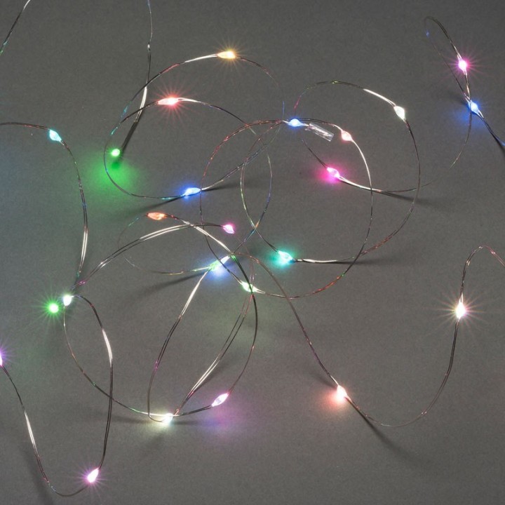 Guirlande lumineuse avec changement de couleur, 50 diodes LED