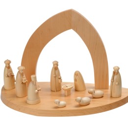 Fabriquer crèche de Noel