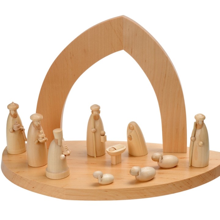 Fabriquer crèche de Noel