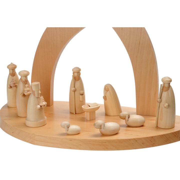 fabrication creche en bois