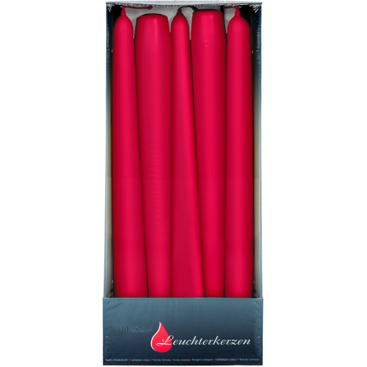 Bougie de chandelier rouge