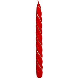 Bougie candélabre torsadée