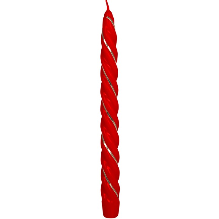 Bougie candélabre torsadée