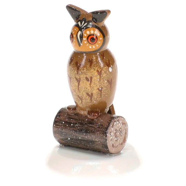 Hibou Village de Noël miniature