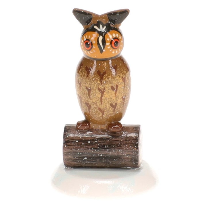 Hibou Village de Noël miniature