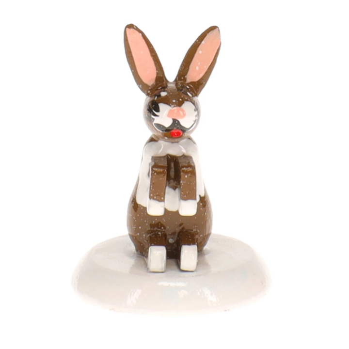 Lapin Village de Noël miniature