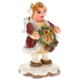 Figurine Ange de l'avent fille - Village de Noël miniature