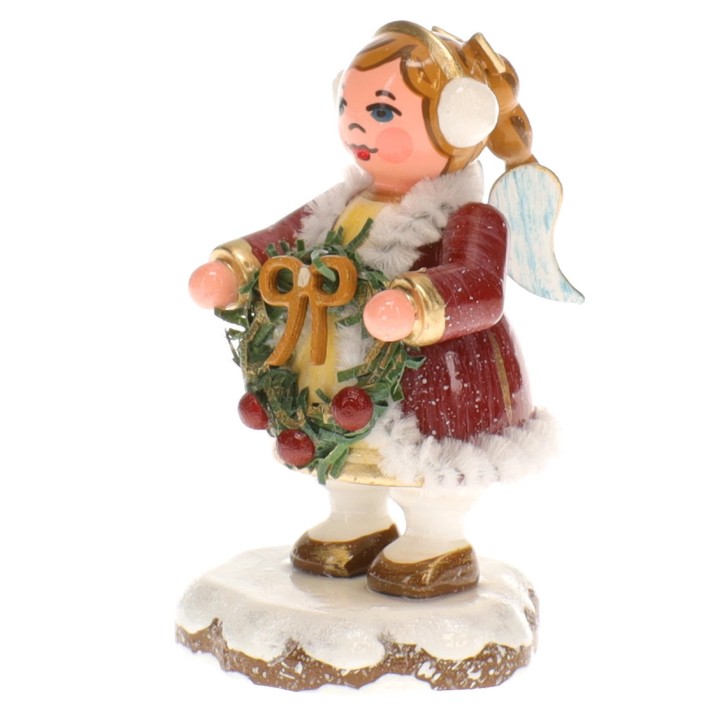 Figurine Ange de l'avent fille - Village de Noël miniature