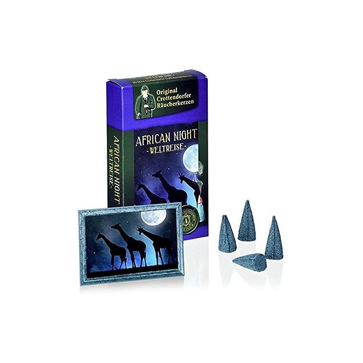 Cone d'encens senteur Nuit Africaine