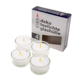 Bougie chauffe-plat verre transparents modèle 45 mm