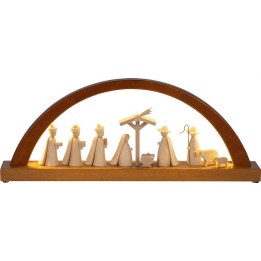 Arche de la nativité illuminé en LED
