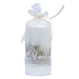 Bougies de Noël - Anges de Noël Blanc