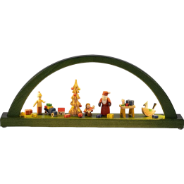 Arche de Noël en LED - Père Noël