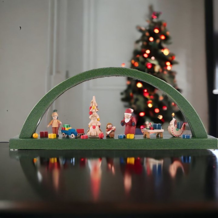 Arche de Noël en LED - Père Noël