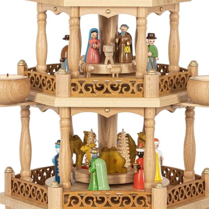 Weihnachtspyramid allemande 5 étages