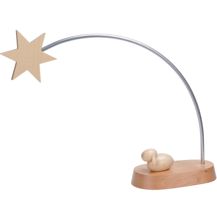 Crèche lumineuse avec étoile