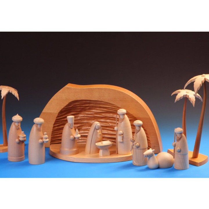 Grotte en bois d'aulne 39 cm 