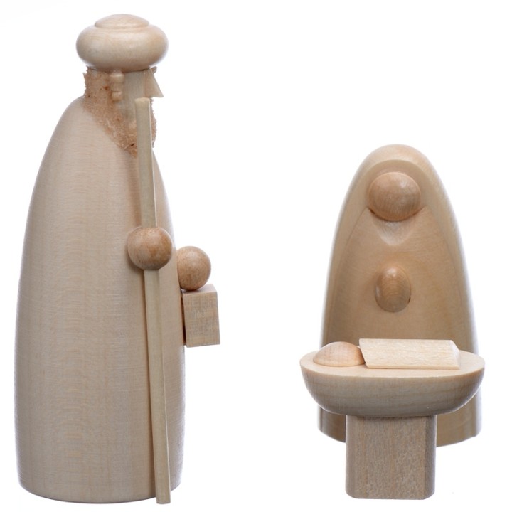 Jésus, Marie, Joseph, personnages crèche de Noel