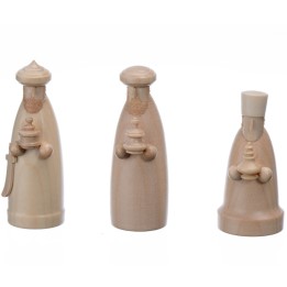 Trois rois mages pour crèche